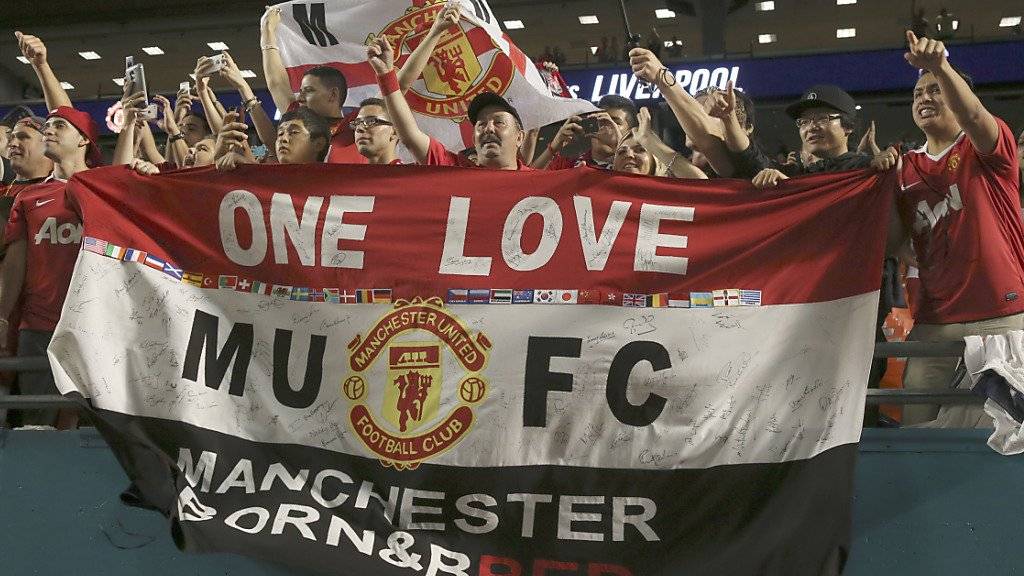 Manchester United bleibt der umsatzstärkste Fussballclub der Welt. (Archiv)