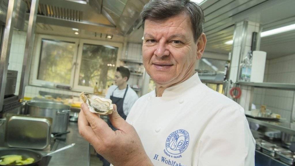 Harald Wohlfahrt liebt Austern - aber auch den scharfen Meerrettich (Archiv)
