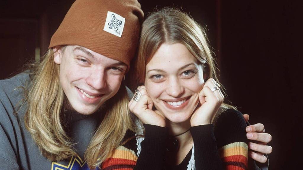 Heute Dozent und Schauspielerin: Nils Bokelberg und Heike Makatsch im Jahr 1993. (Archivbild)