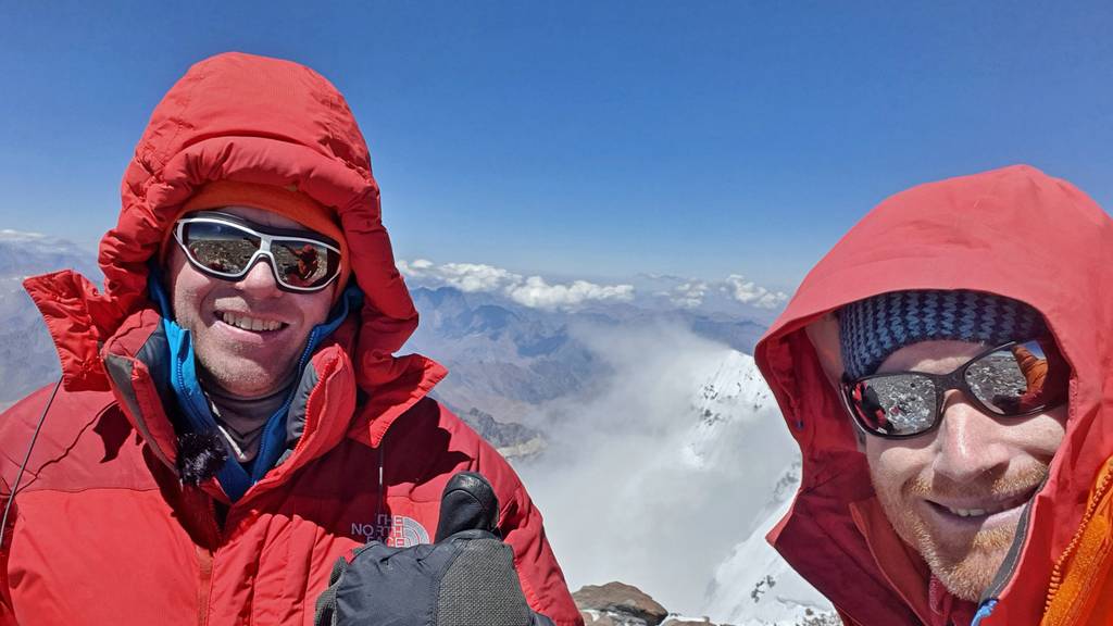 Eelco Jansen und Markus Weber unterwegs zum Aconcagua