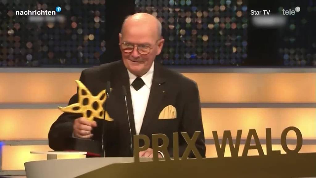 Sepp Trütsch erhält Ehren-Prix-Walo für sein Lebenswerk