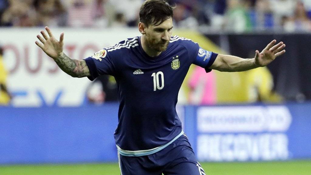 Lionel Messi schoss sein 55. Tor für Argentinien