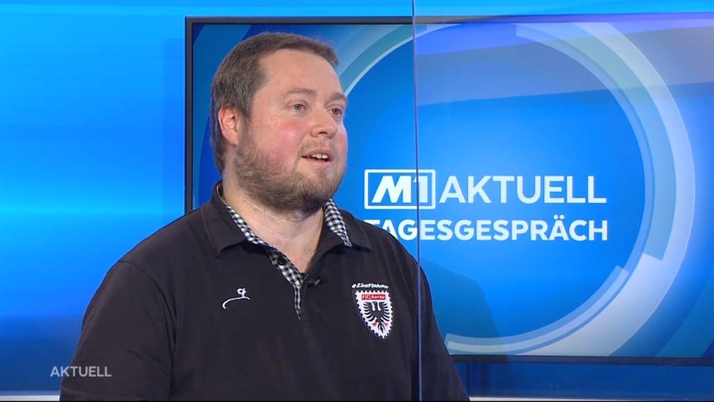 Tagesgespräch mit dem Präsidenten des FC Aarau, Philipp Bonorand