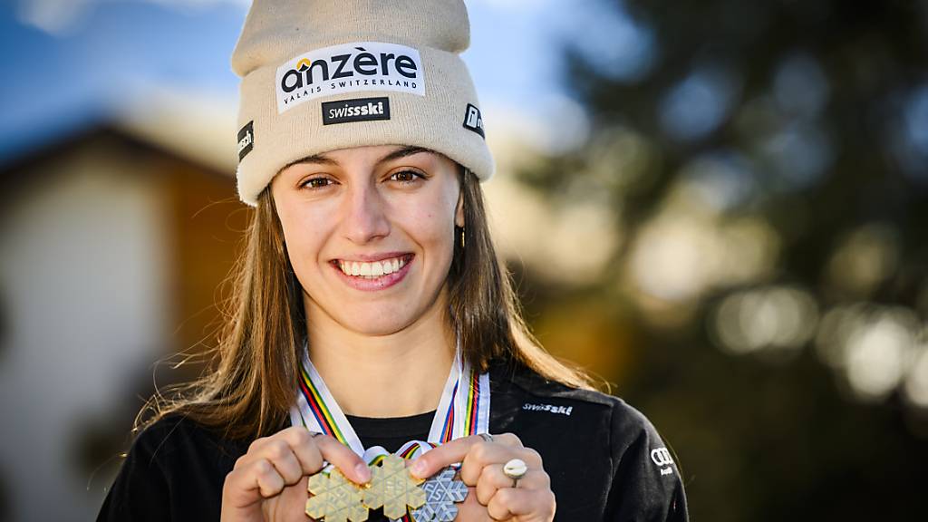 Da hatte sie noch allen Grund zum Strahlen: Malorie Blanc kehrte zwei Gold- und einer Silbermedaille von den Junioren-Weltmeisterschaften in Frankreich zurück