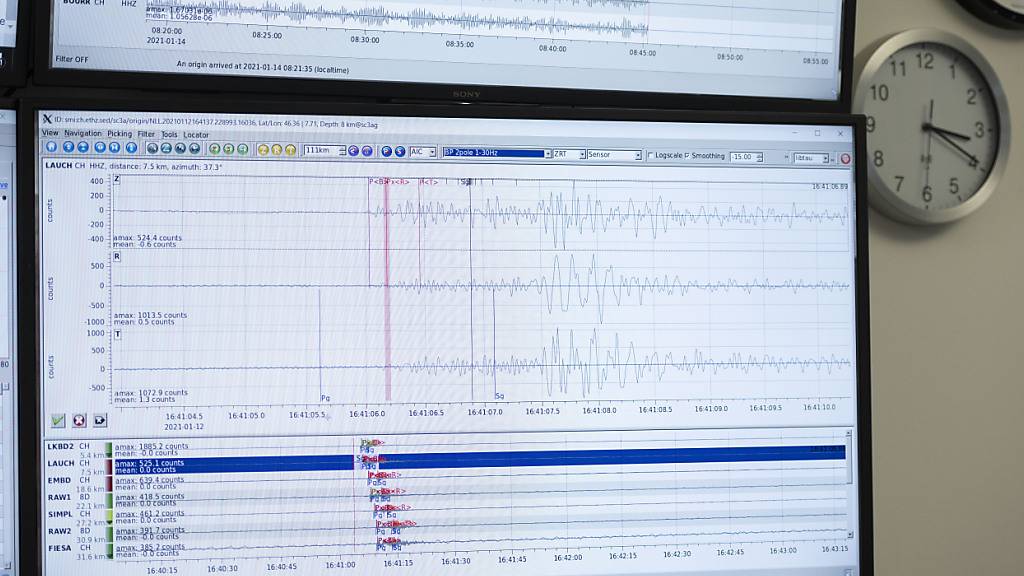 Schäden sind bei einem Erdbeben der Stärke 3,7 laut dem Schweizerischen Erdbebendienst in der Regel nicht zu erwarten. (Archivbild)