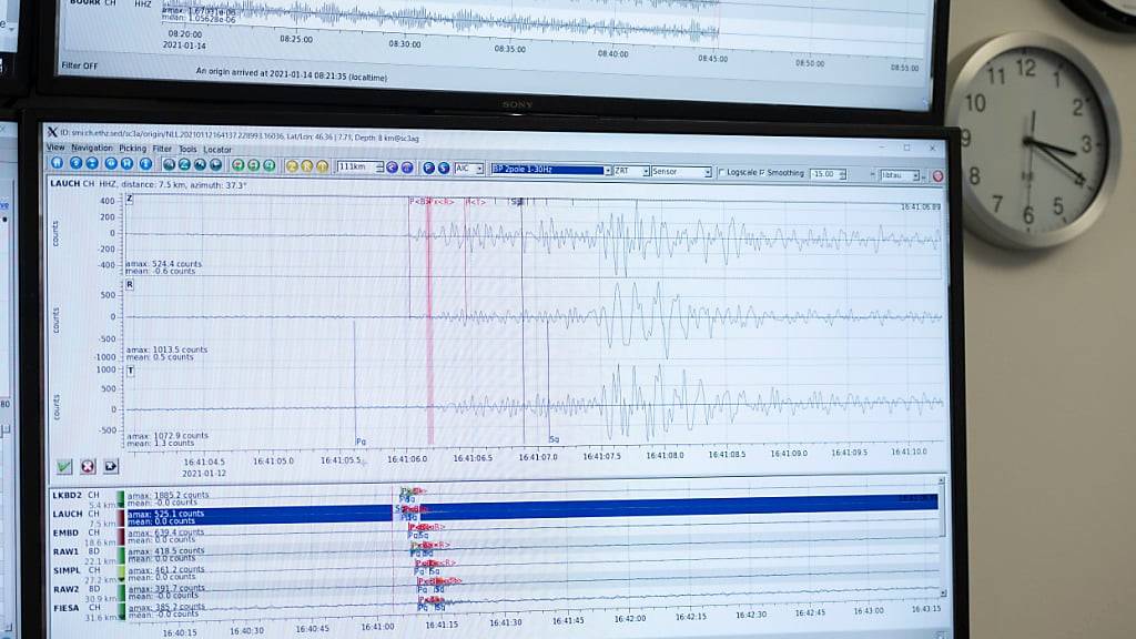 Schäden sind bei einem Erdbeben der Stärke 3,7 laut dem Schweizerischen Erdbebendienst in der Regel nicht zu erwarten. (Archivbild)