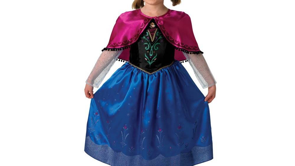 Das Kleid «Frozen Anna» soll nicht verwendet werden.