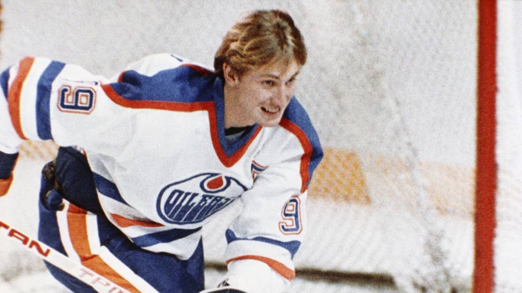 Wayne Gretzky 1984 im Dress der Edmonton Oilers