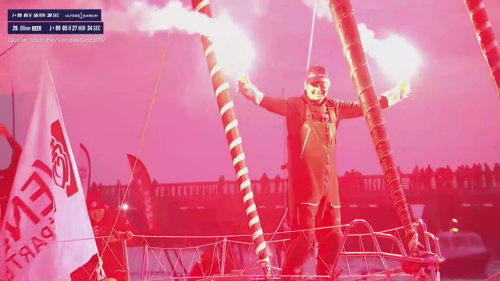 Historischer Moment: Rapperswiler Oliver Heer segelte als erster Deutschschweizer um die Welt