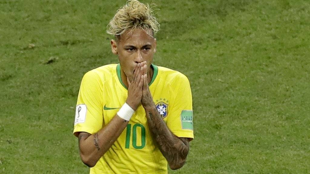 Konnte bei der Frisur und auch sonst nicht punkten an dieser WM: Neymar/keystone