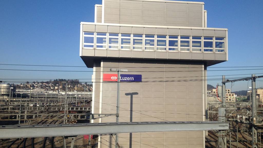 SBB: Grosse Einschränkungen im Bahnhof Luzern