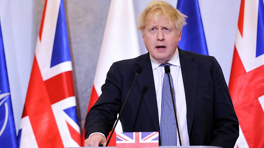 Der britische Regierungschef Boris Johnson sieht noch Chancen für eine diplomatische Lösung des Ukraine-Konflikts. (Archivbild)