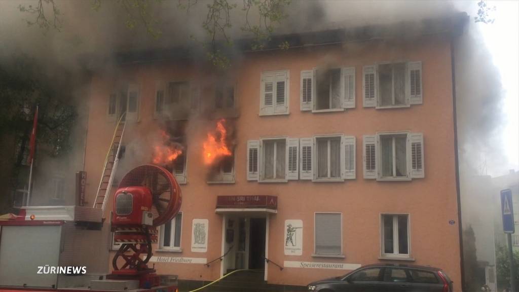 Brand in St. Gallen fordert vier Verletzte