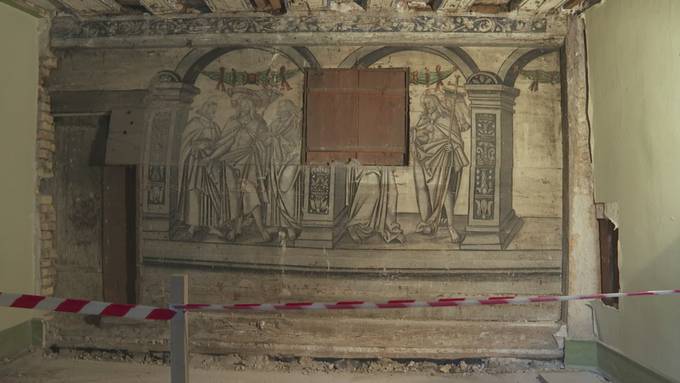 500 Jahre altes Wandbild in Wil entdeckt