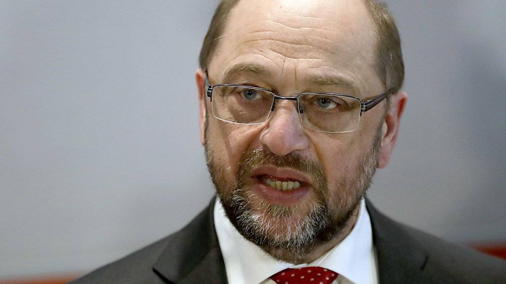 Er fordert bei den nächsten deutschen Wahlen Kanzlerin Angela Merkel heraus: Der frischgebackene SPD-Parteichef Martin Schulz. (Archivbild)