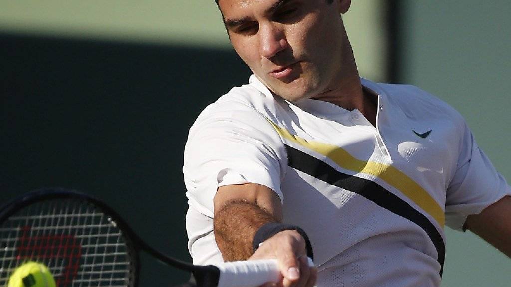 Roger Federer bestreitet seine erste Partie in Stuttgart wohl am Mittwoch