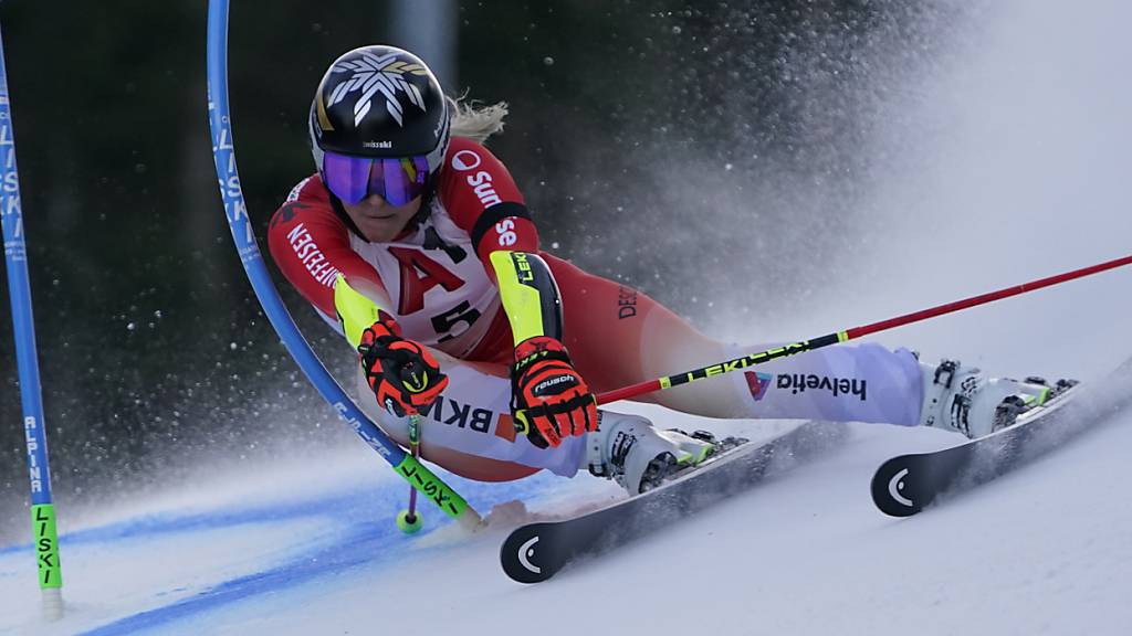 Lara Gut-Behrami kann in Kranjska Gora nicht mit den Allerschnellsten mithalten
