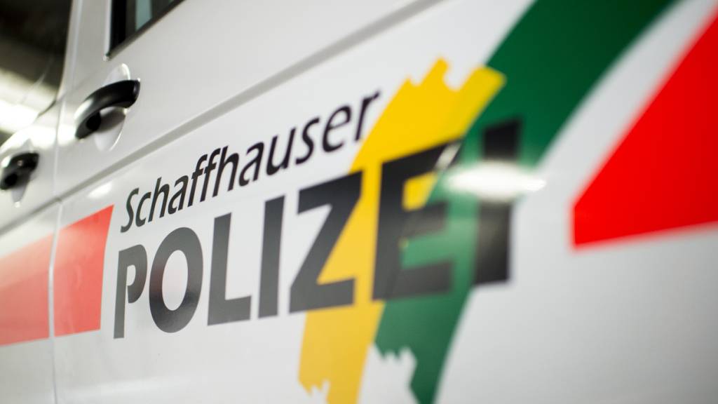 Die Schaffhauser Polizei rückte wegen eines Unfalls zwischen einem Kleinbus und einem Auto aus. (Symbolbild)