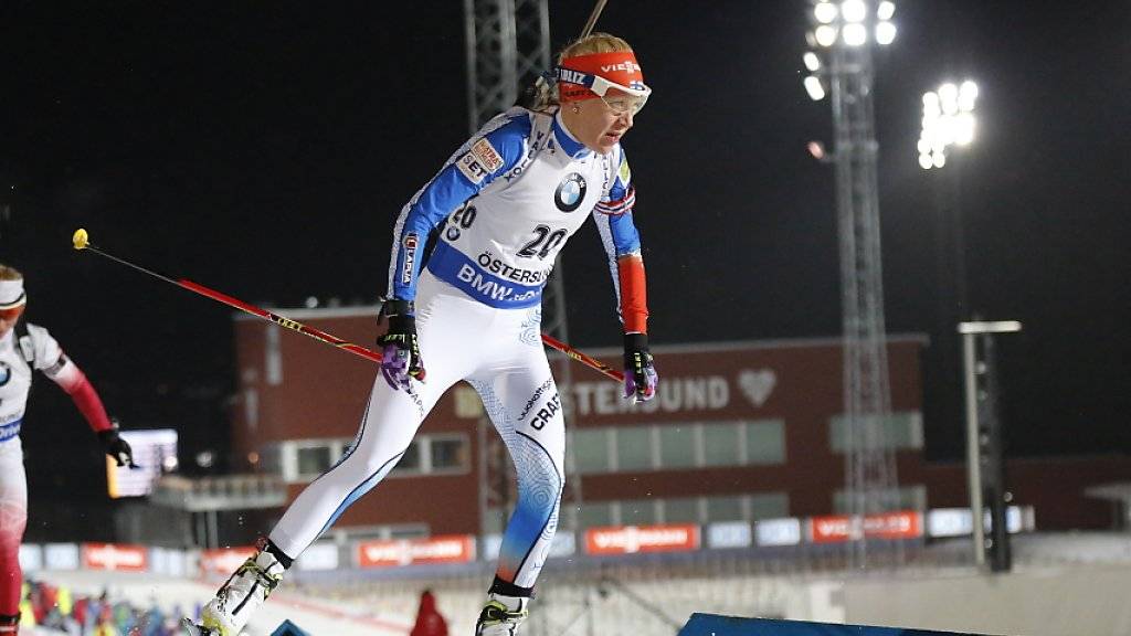 Kaisa Mäkäräinen führt die Weltcup-Gesamtwertung vor dem Schlusstag an