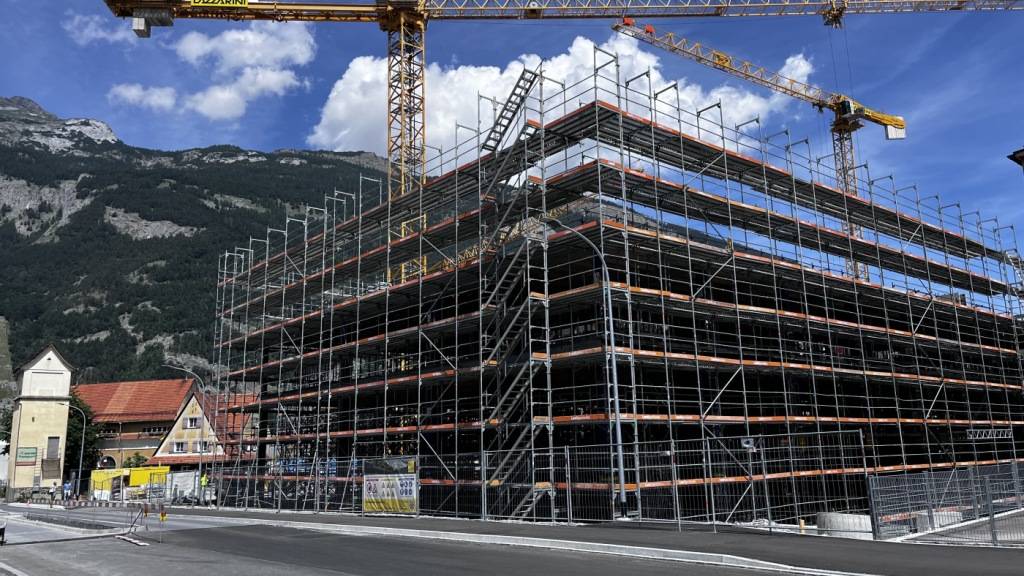 Der rund 178 Millionen Franken teure Fachhochschul-Campus in Chur nimmt langsam Form an.