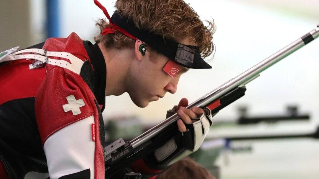Jan Lochbihler sorgt mit Fabio Wyrsch und Christoph Dürr für die erste Schweizer Medaille an der WM in Kairo (Archivbild)