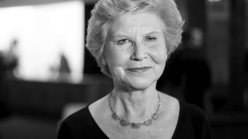 ARCHIV - Schauspielerin Irm Hermann 2015 bei der Premiere des Films «Fassbinder» in der Volksbühne Berlin. Die Schauspielerin starb im Alter von 77 Jahren. Foto: picture alliance / dpa