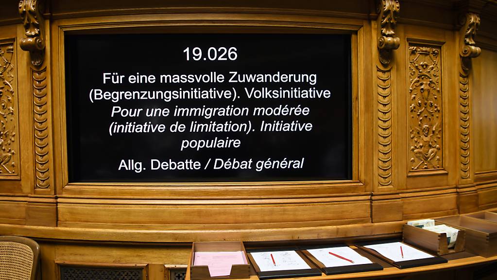 Das Volk kann am 17. Mai über die Begrenzungsinitiative der SVP abstimmen. (Archivbild)