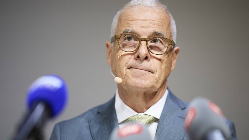André Zemp, Präsident des USZ-Spitalrats, trat am Dienstag vor die Medien.
