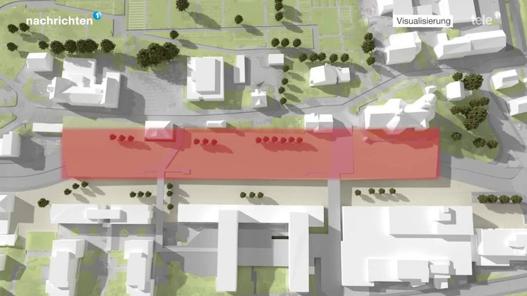 Ebikon diskutiert über Überdachung der Strasse im Zentrum