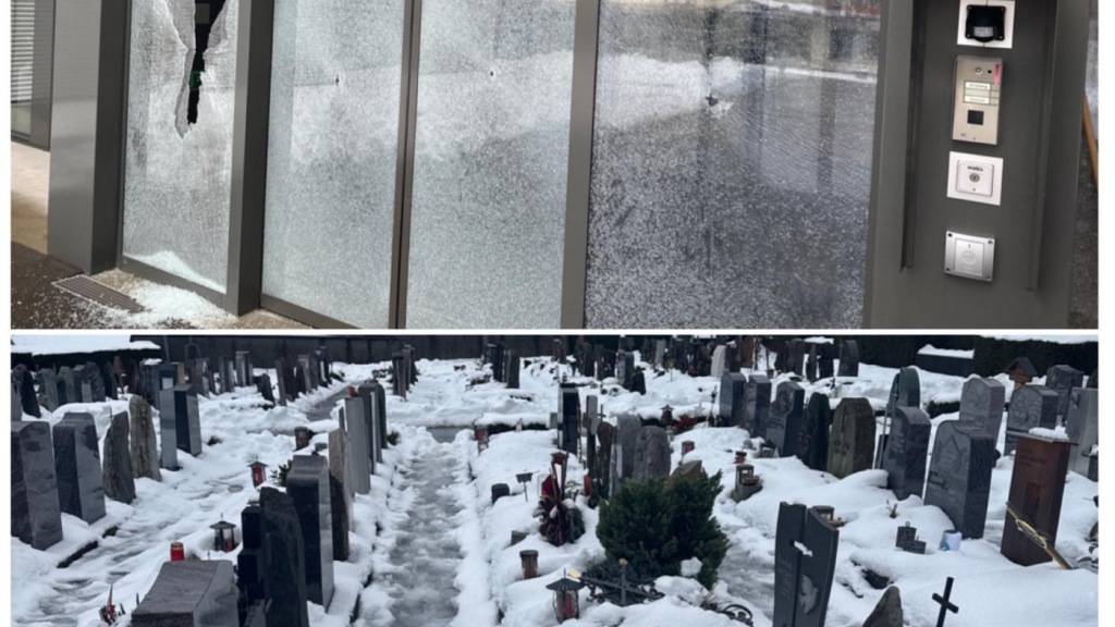 Eine unbekannte Täterschaft wütete beim Gymnasium und auf dem Friedhof in Appenzell.