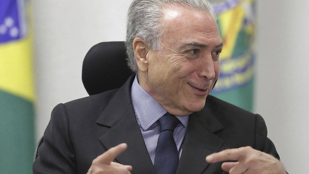 Einer geht, einer kommt: Brasiliens Präsident Michel Temer hat mitten im Korruptionsskandal den Justizminister ausgewechselt. (Archivbild)