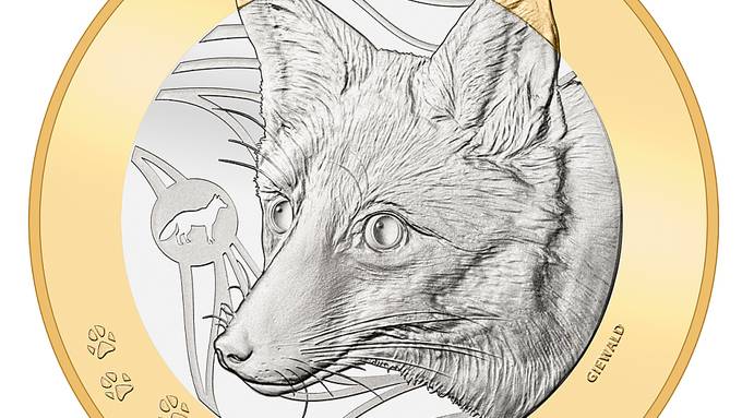 Friedrich Dürrenmatt und ein Fuchs zieren die neuen Sondermünzen
