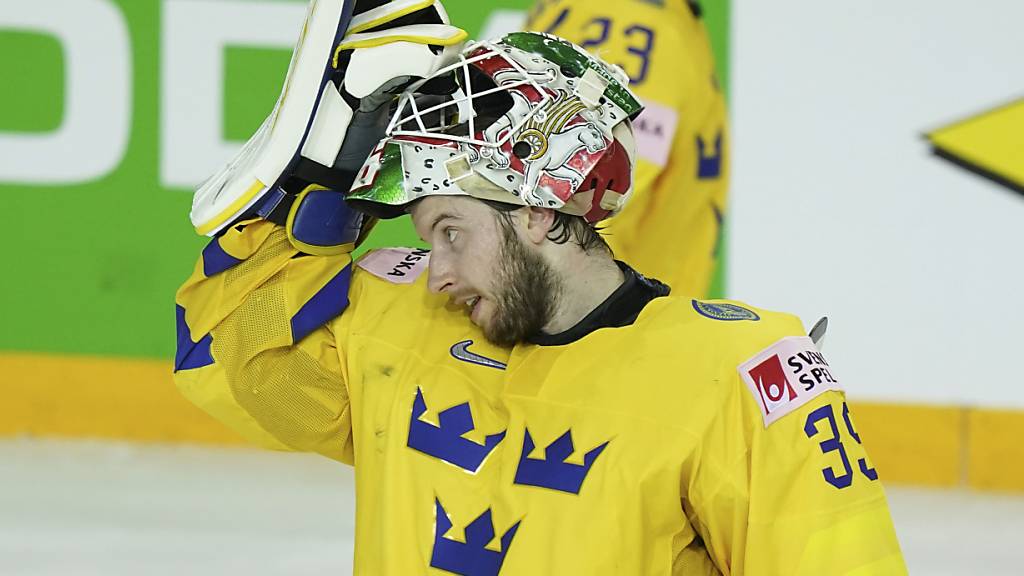 Schwedens Goalie Adam Reideborn glänzte in seinen ersten zwei WM-Spielen (nur 1 Gegentor), kassierte aber gegen Tschechien im Schlussabschnitt drei Gegentore