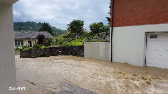 Bilder der Zerstörung im Aargau