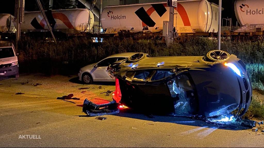 Verbotene Fahrt Ein Lernfahrer Kracht Ohne Begleitperson In Zwei Autos Und Haut Ab Tele M1