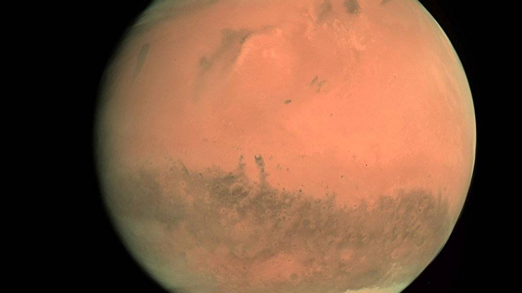 Blick auf den Mars: Raumsonde hat die Hälfte des Weges dorthin zurückgelegt. (Archivbild)