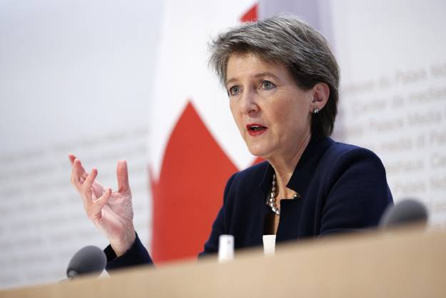 Die Bundespräsidentin Simonetta Sommaruga möchte klare Verhältnisse schaffen.