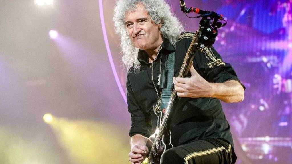 Eine Engelsgestalt ist wütend: Queen-Gitarrist Brian May leidet seit Jahren unter dem Baulärm in seinem Wohnquartier. (Archiv)