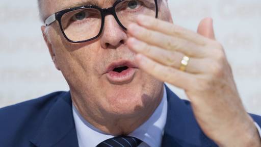 Bundesrat Pfister spricht in Rorschach SG über den «Rorschachtest»
