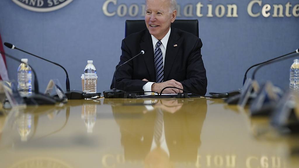 Joe Biden, Präsident der USA, ist erfreut über den Fortschritt der Impfkampagne. Foto: Evan Vucci/AP/dpa