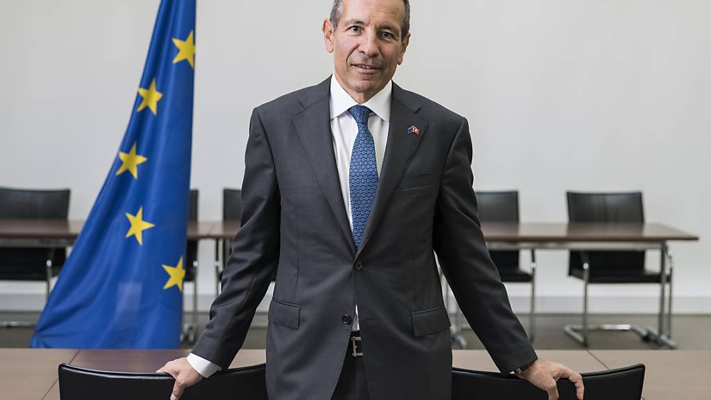 «Die meisten Abstimmungen über die EU-Frage in der Schweiz wurden gewonnen»: Der EU-Botschafter in der Schweiz, Petros Mavromichalis. (Archivbild)