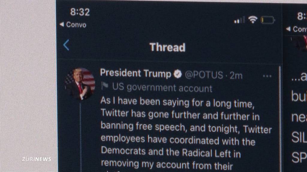Twitter sperrt Konto von Donald Trump