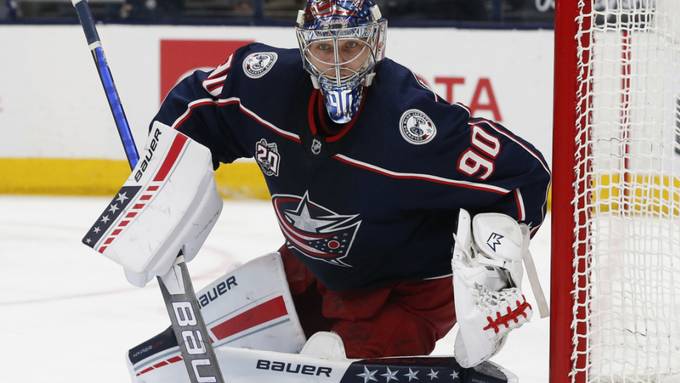 Goalie Merzlikins weitere fünf Jahre bei Columbus