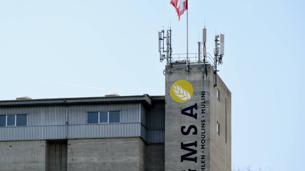 Die Groupe Minoteries SA (GMSA) übernimmt die Zwicky Mühle in Müllheim-Wigoltingen TG. Im Bild die GMSA-Mühle am Hauptsitz in Granges-pres-Marnand bei Valbroye VD.
