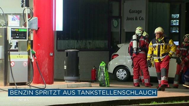 Wer hat diese Tankstelle gerammt?