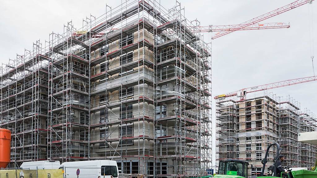 Der Auftragseingang ist in der Bauindustrie deutlich zurückgegangen, vor allem im Hochbau. (Symbolbild)