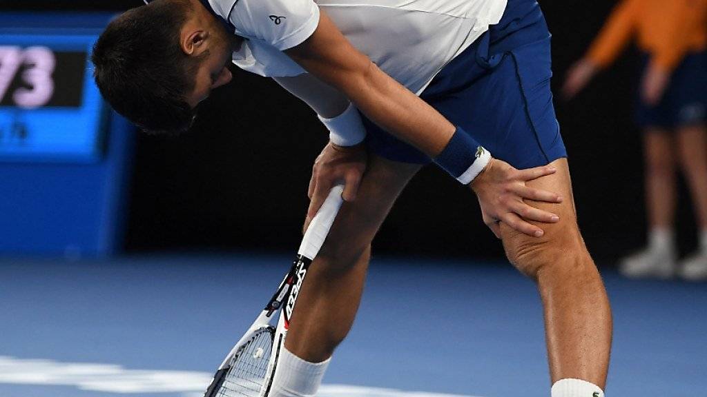 Für Novak Djokovic endete sein Comeback beim Australian Open in den Achtelfinals