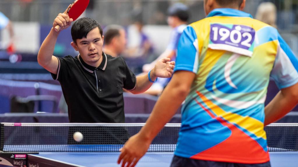 Teilnehmer bestreiten Wettkämpfe im Einzel, hier an den Special Olympics World Games in Berlin. (Archivbild)