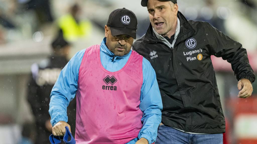 Bisher Assistent von Mattia Croci-Torti (re.) bei Lugano, neu in der Challenge League bei Rapperswil-Jona: Selcuk Sasivari