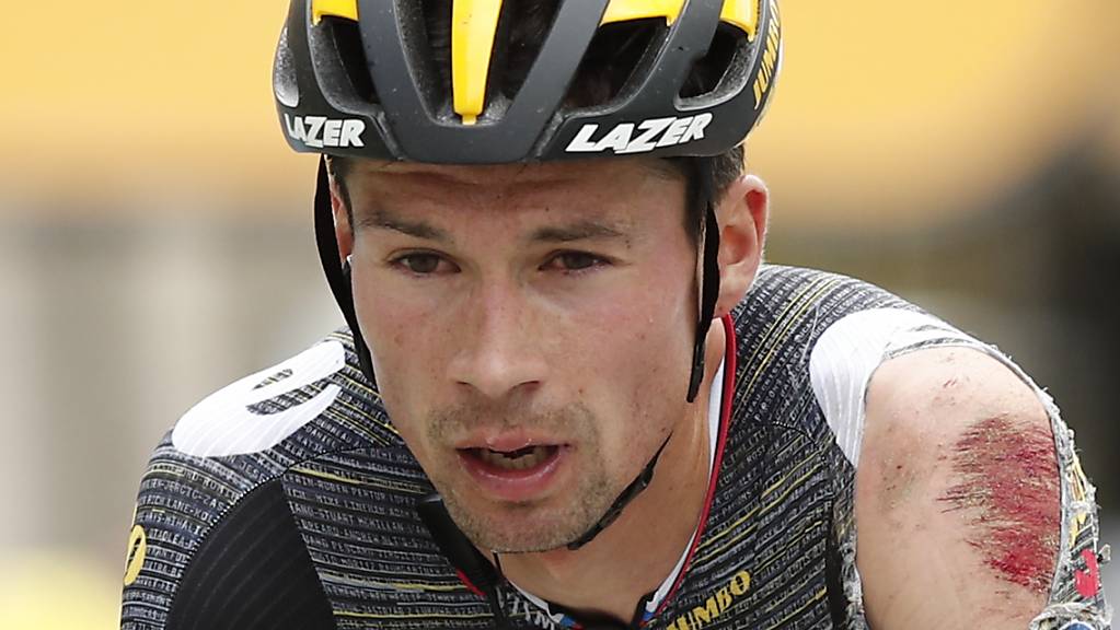 Primoz Roglic hat genug gelitten und gibt die Tour de France auf.